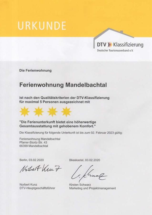 Ferienwohnung Kempf Mandelbachtal Ommersheim 외부 사진
